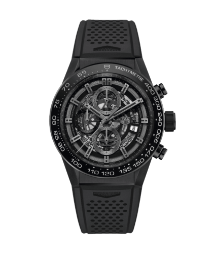 TAG Heuer Carrera Calibre Heuer 01 45 Ceramic / Skeleton / Rubber